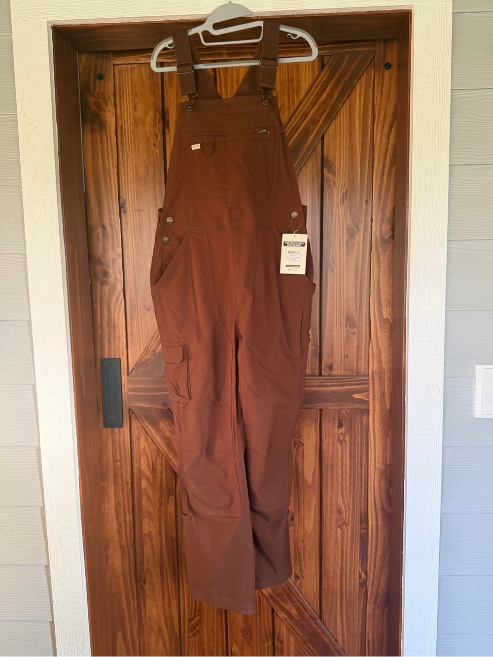 Duluth Trading Co Brown Workwear Carpenter Jumpsuit Overalls